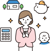 3 家計改善&資産形成のイラスト